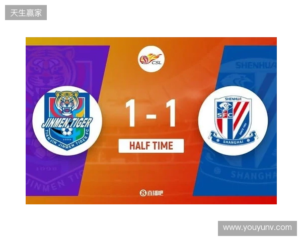 半场-谢蒂内点射打入津门虎赛季首球 朱辰杰扳平 津门虎暂1-1申花 半场-谢蒂内点射打入津门虎赛季首球 朱辰杰扳平 津门虎暂1-1申花